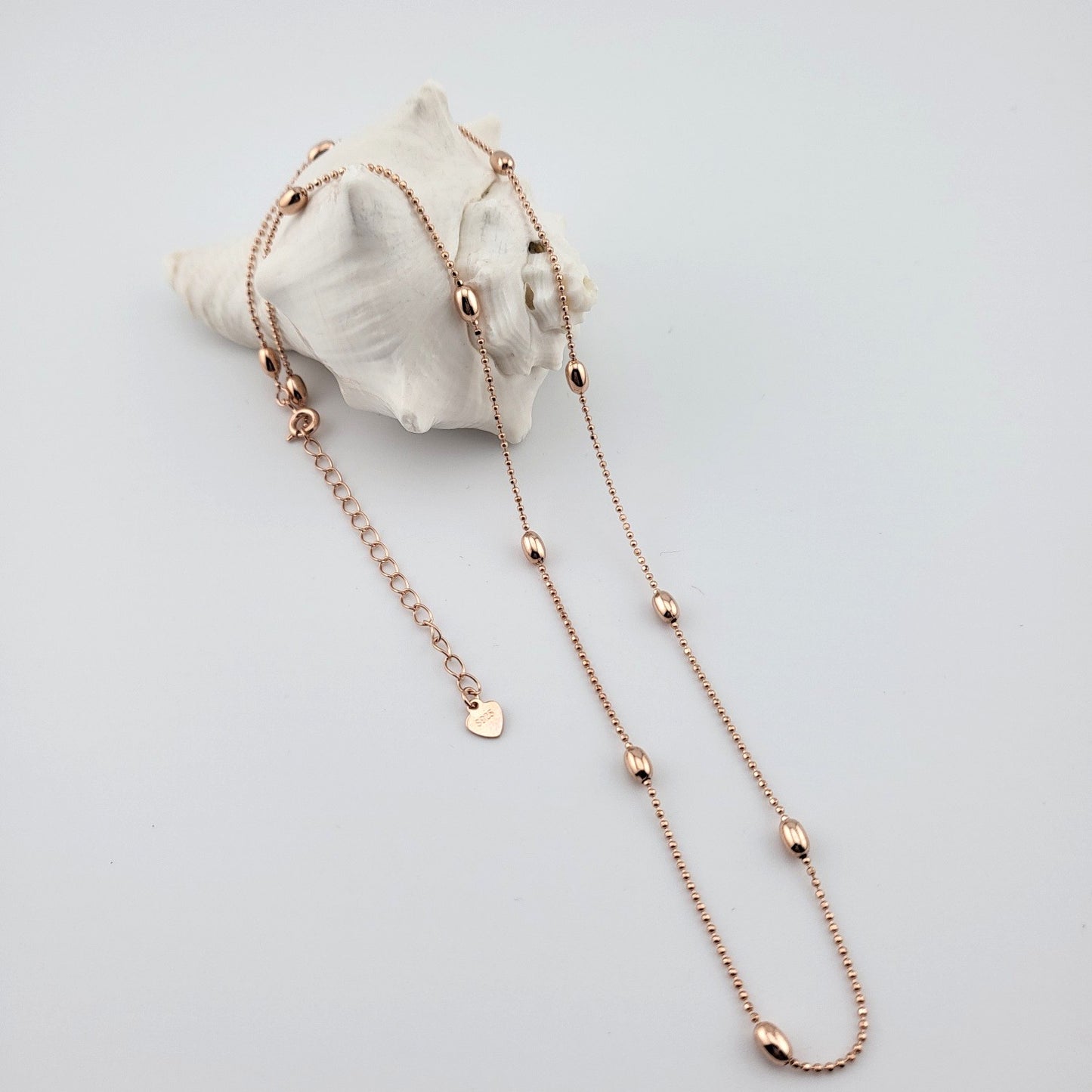 Rose Gold Plated Sterling Silver Everyday Glow Necklace