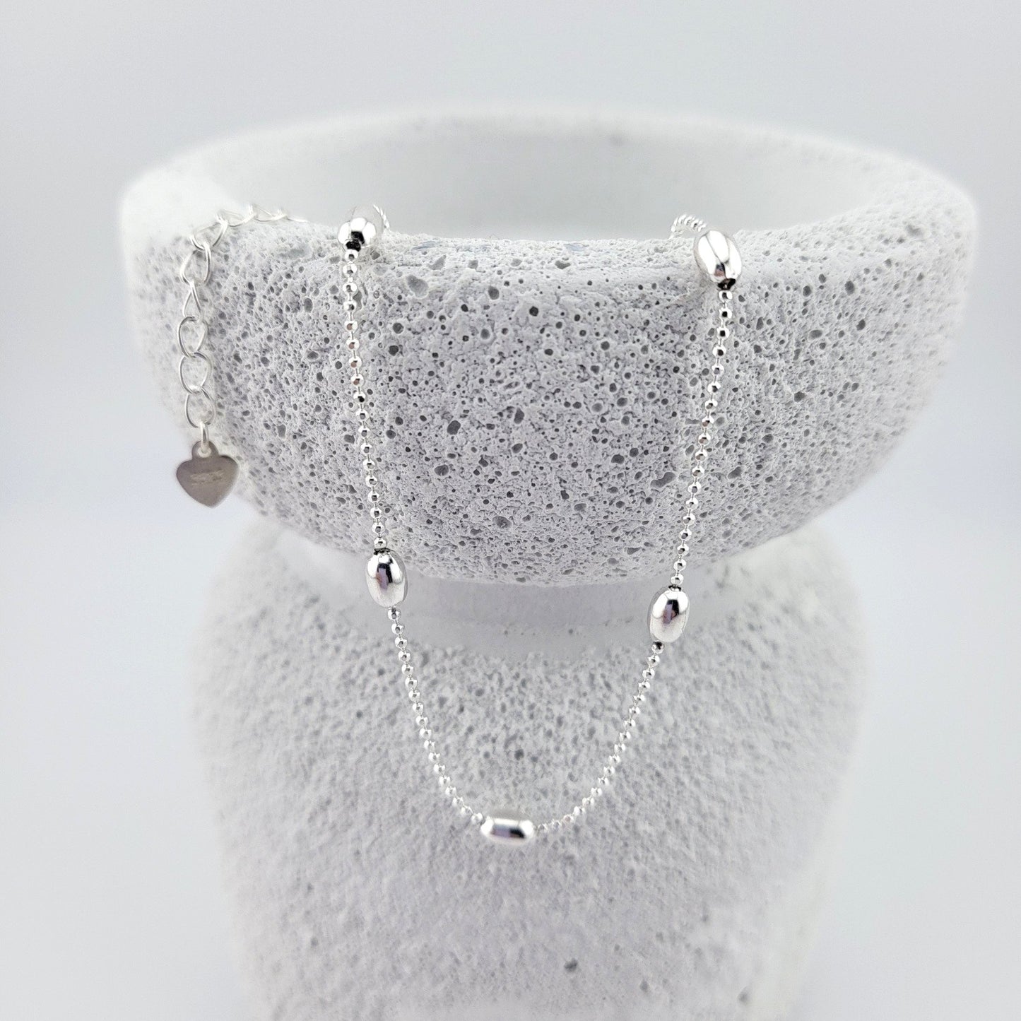 Sterling Silver Everyday Glow Anklet