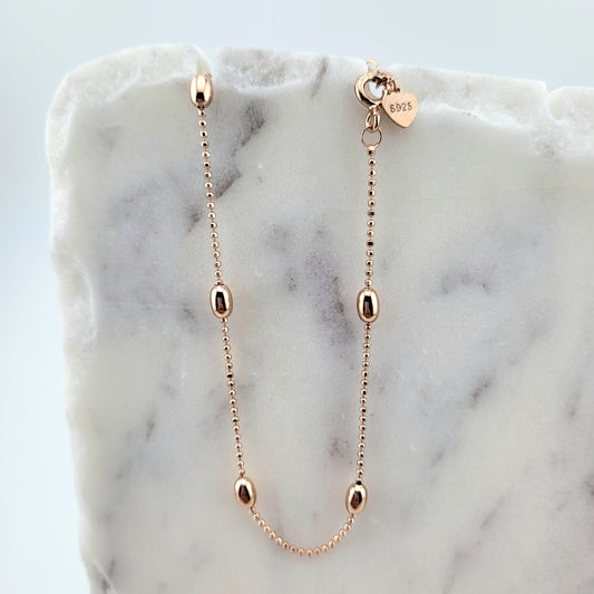 Rose Gold Plated Sterling Silver Everyday Glow Bracelet