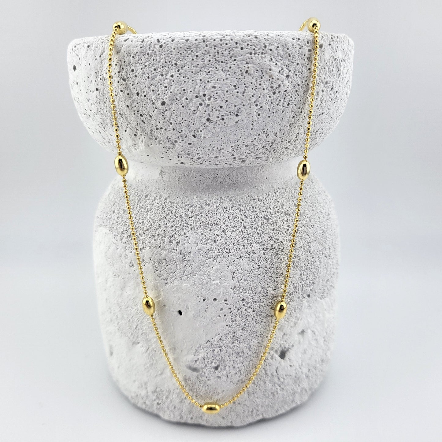 Gold Plated Sterling Silver Everyday Glow Necklace