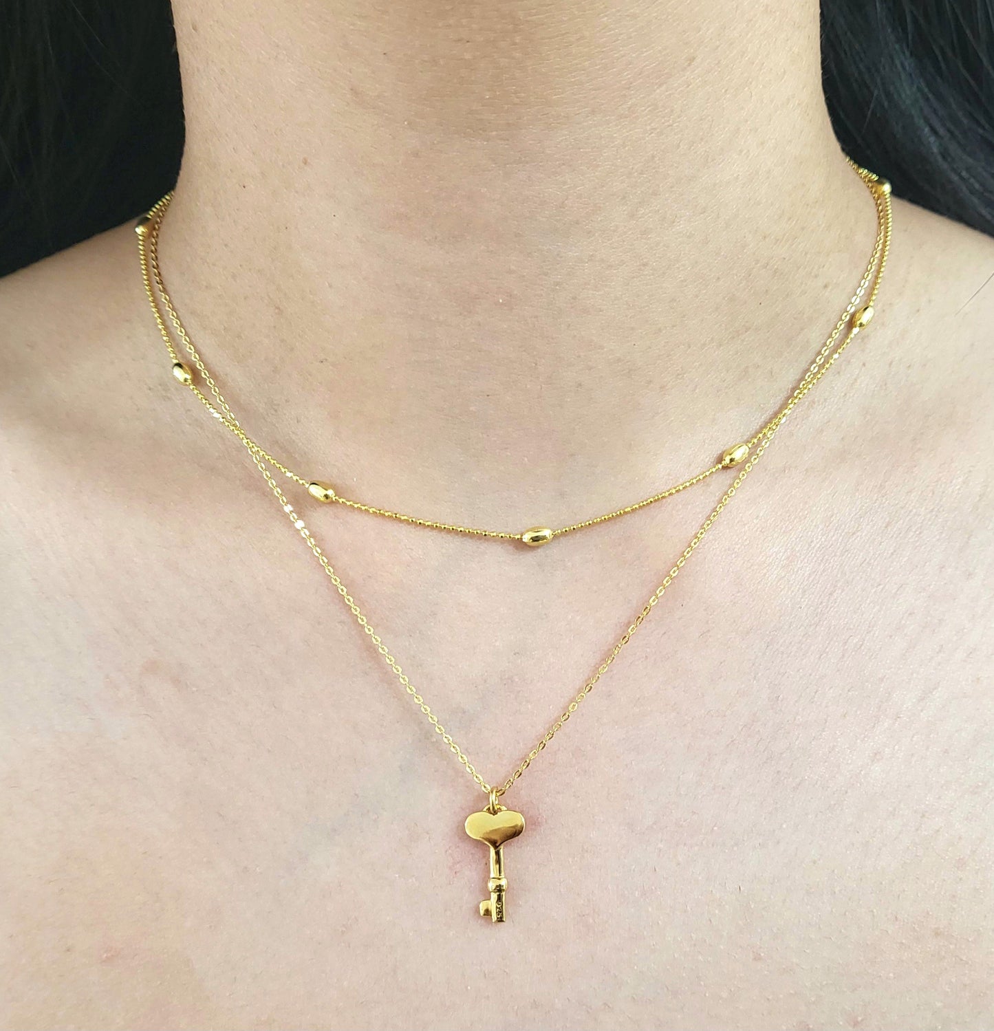 Gold Plated Sterling Silver Everyday Glow Necklace