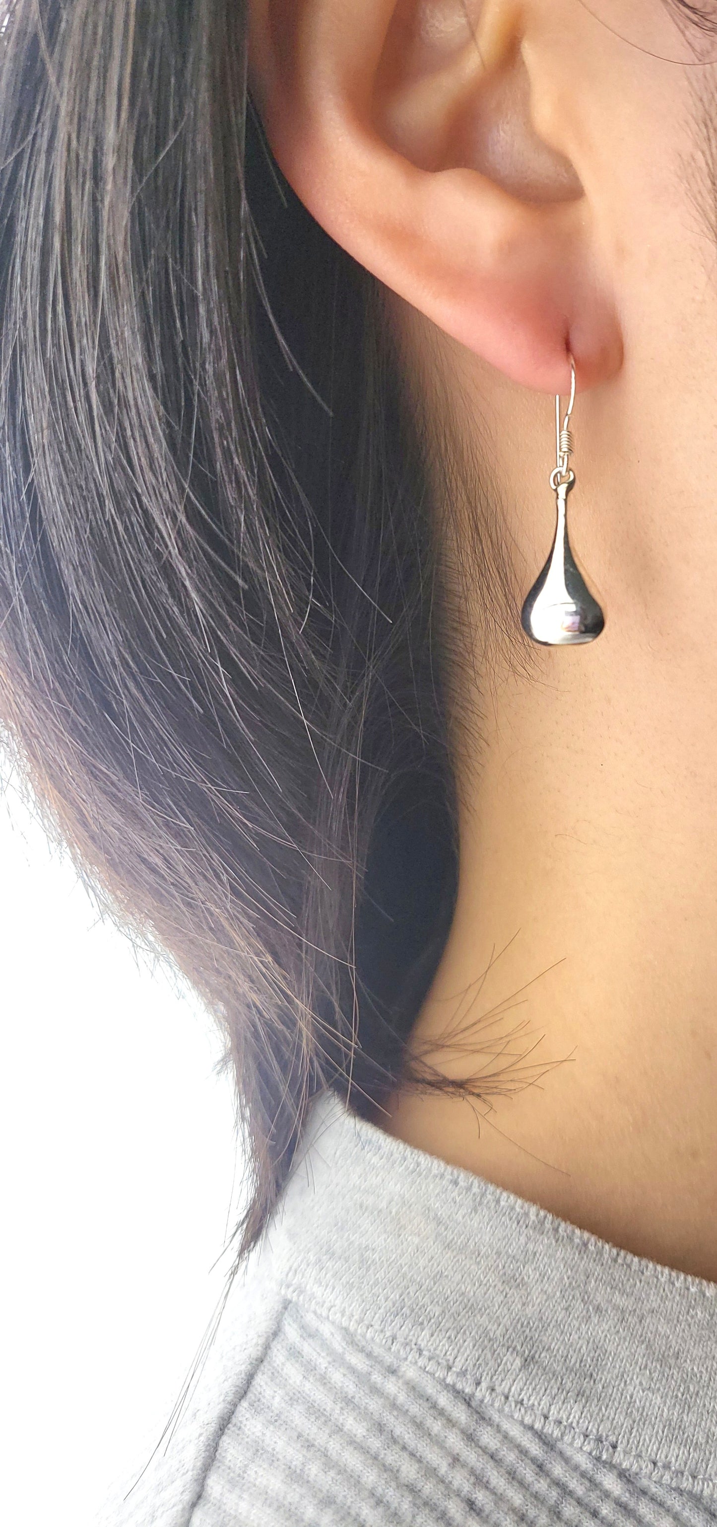 Sterling Silver Drip Drop Earrings