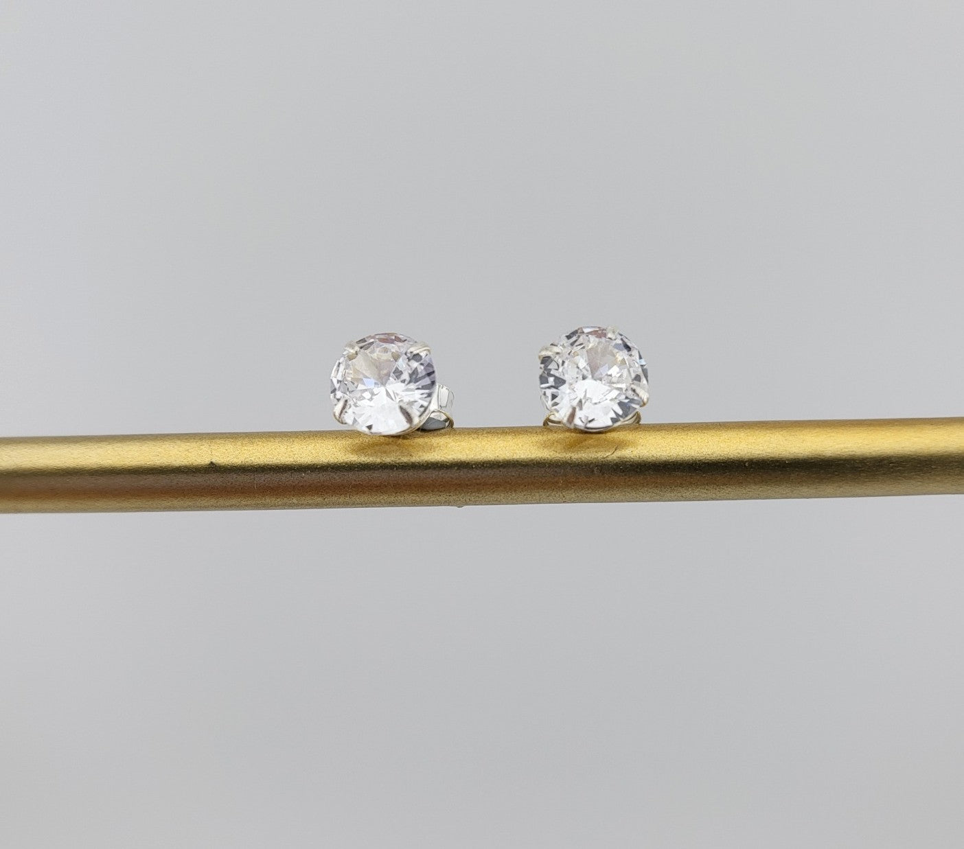 Sterling Silver Brilliant Spark Studs