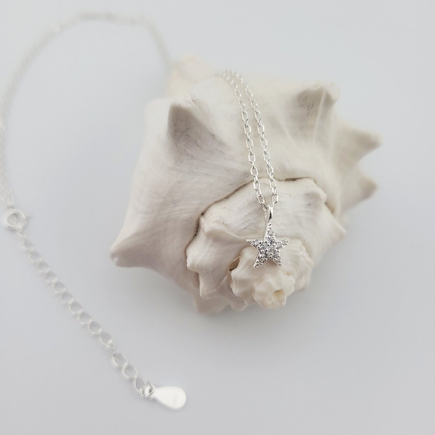 Sterling Silver Stardust Mini Pendant Necklace