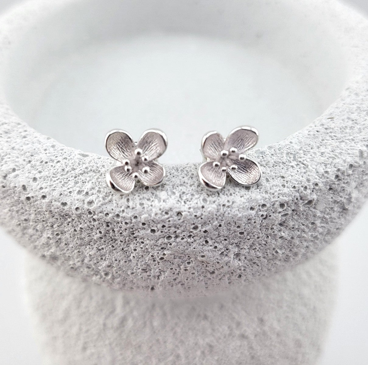 Sterling Silver Petite Meadow Studs