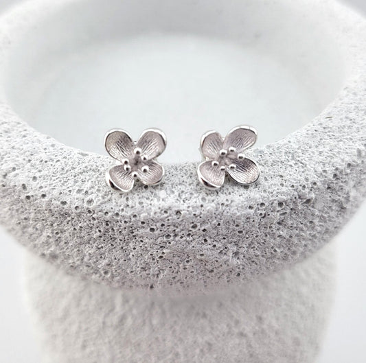 Sterling Silver Petite Meadow Studs