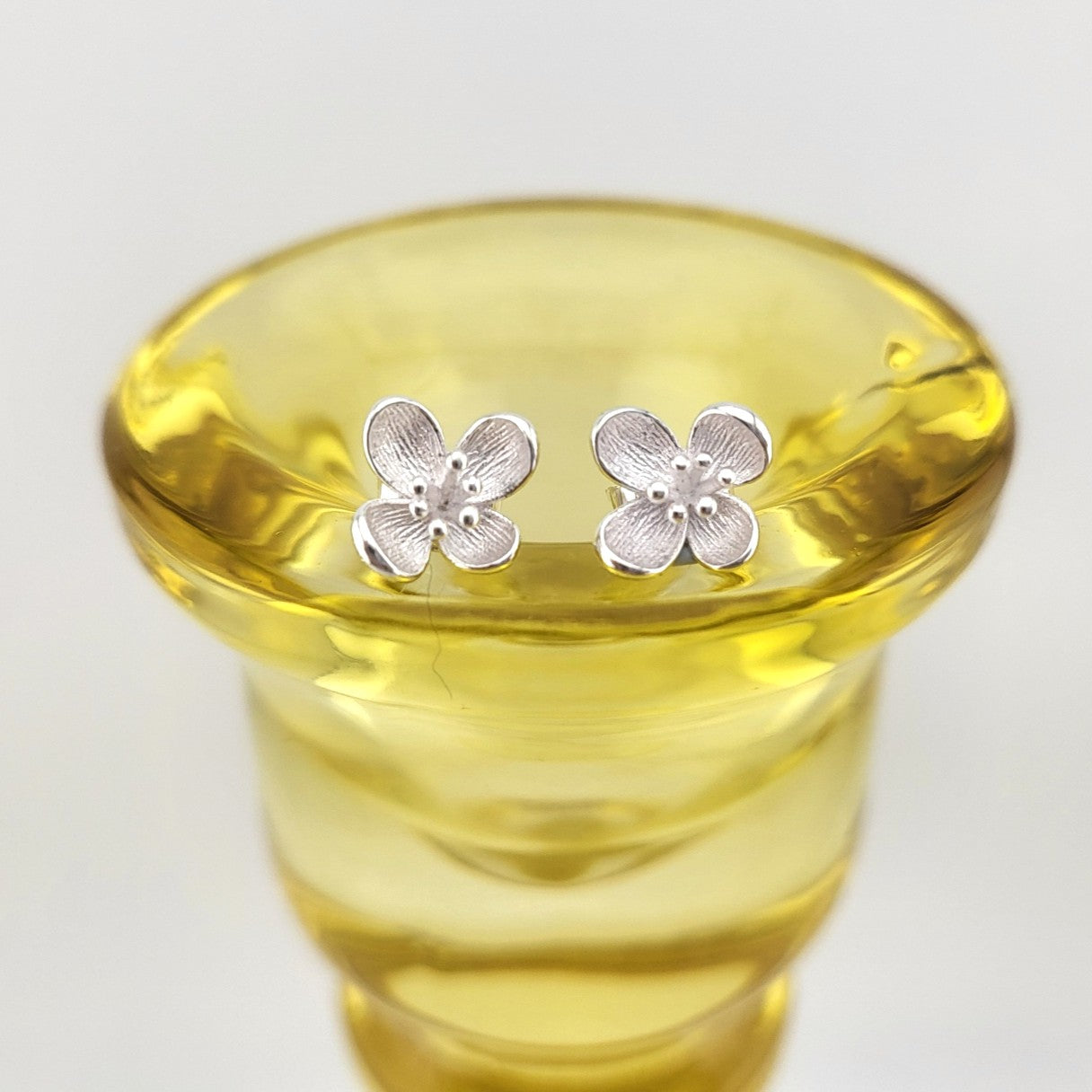 Sterling Silver Petite Meadow Studs