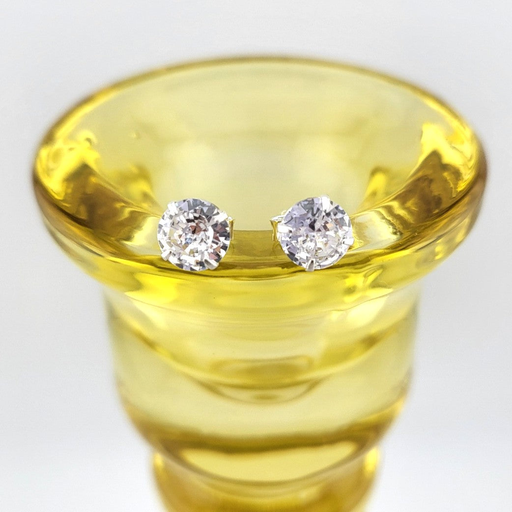 Sterling Silver Brilliant Spark Studs